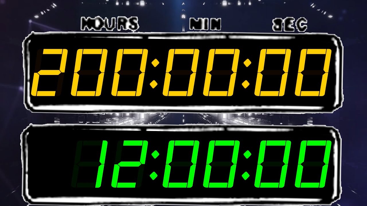 BCG 12 Minutes Countdown (Mission Timer 200 Hours) Remix Wii Party U Moonbase Escape