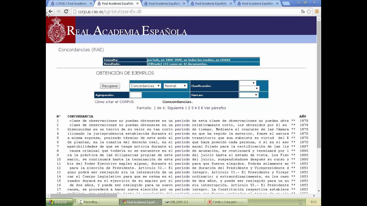 Los bancos de datos de la RAE. CORDE y CREA como apoyo a la investigación