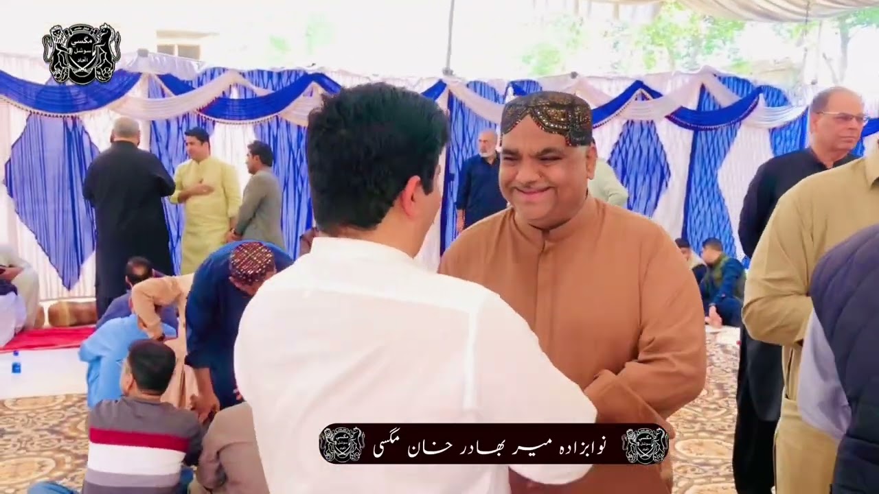 Nawabzada Mir Bahadur Khan Magsi Sardar Mouzam Khan Abbasi @Shahdadkot 