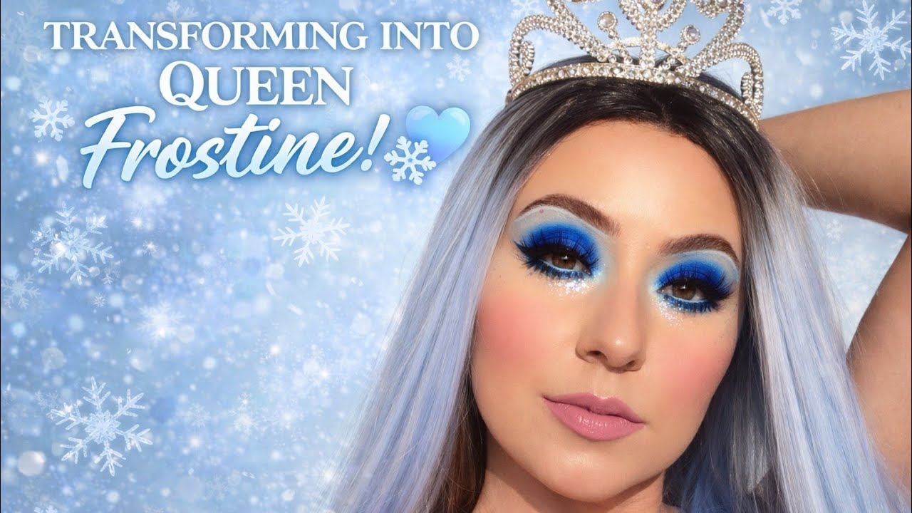 Transforming Into Queen Frostine ❄️ Candy Land Inspired Makeup Tutorial