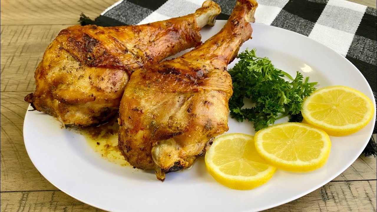 Muslos de pavo al horno súper fácil y delicioso