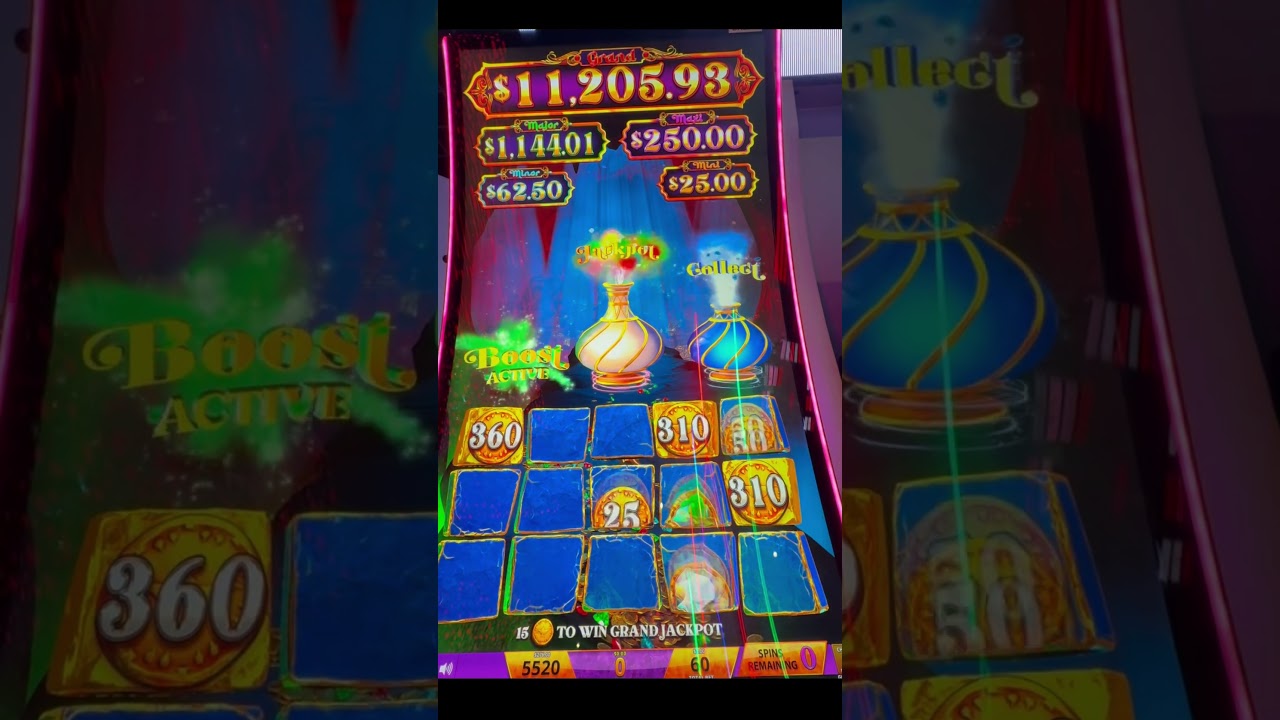 🧞&zwj;♀️MAGIC LAMP BONUS✨ 🎥 BONUS on GREEN BOOST ACTIVE! 💚💚💚 #casino #jackpot #slots #bonus #win