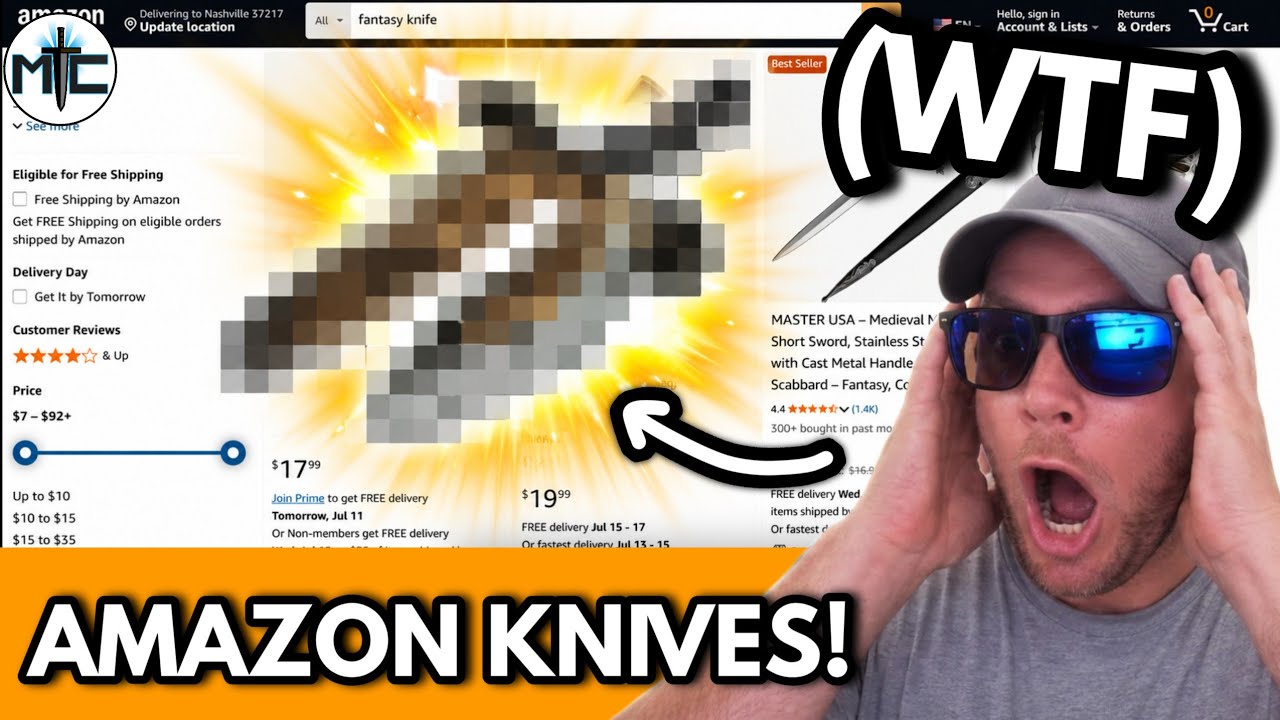 WEIRD AMAZON KNIVES! - I Spent OVER $200!! 