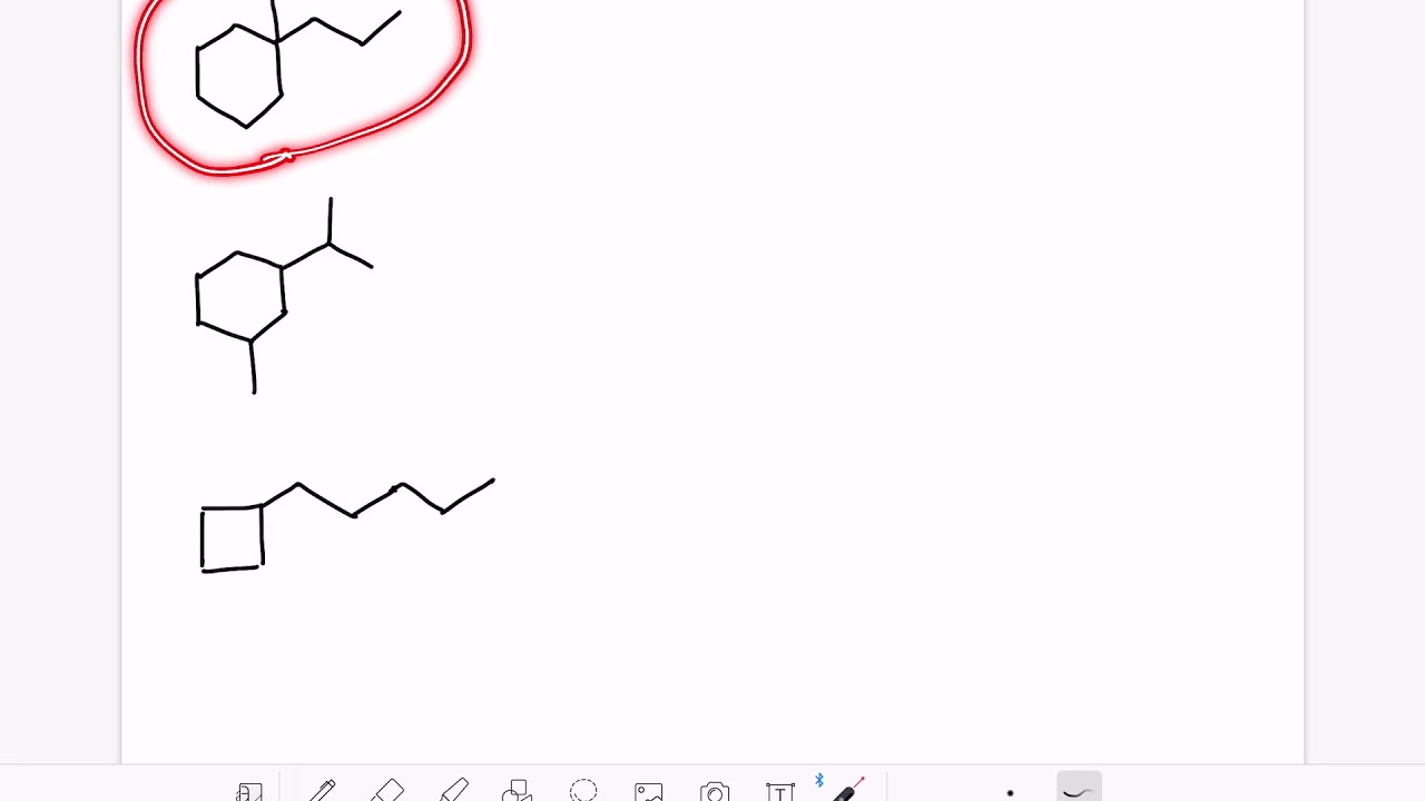32: Naming cyclic alkanes