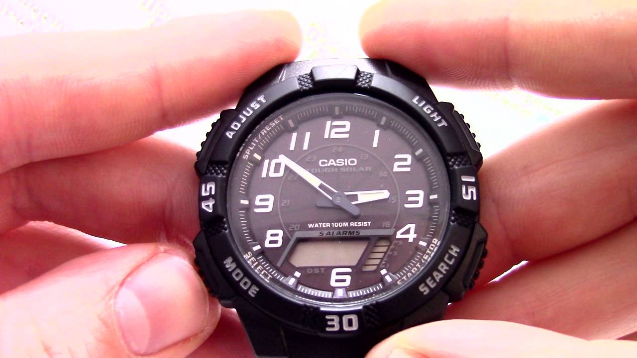 Casio Illuminator AQ-S800W-1B [AQ-S800W-1BVEF] - инструкция, как настроить от PresidentWatches.Ru