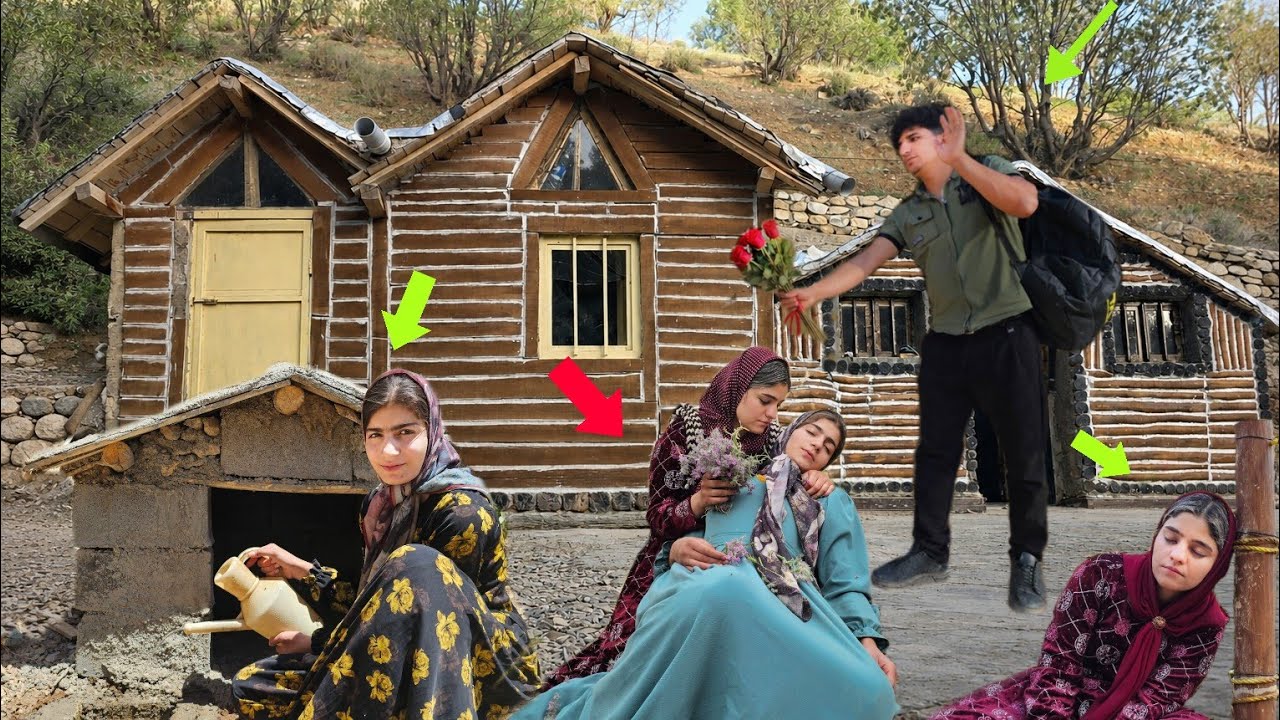Mina Misses Esmaeil but Never Gives Up | Real Nomadic Life and Friendship with a Village Girl