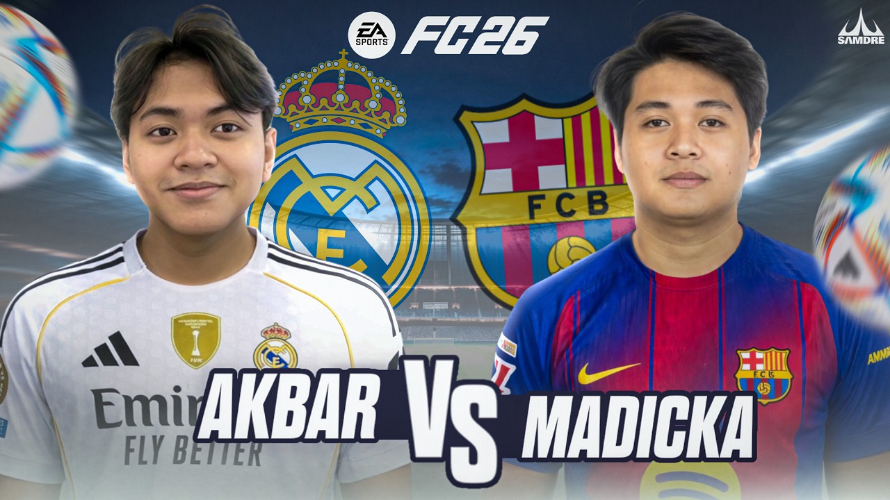 😱EL CLASICO! AKU BERTANDING DENGAN DOKTER WAJAH TERKENAL IME Rp @MadickaCreation - EAFC 26 #SAMDRE