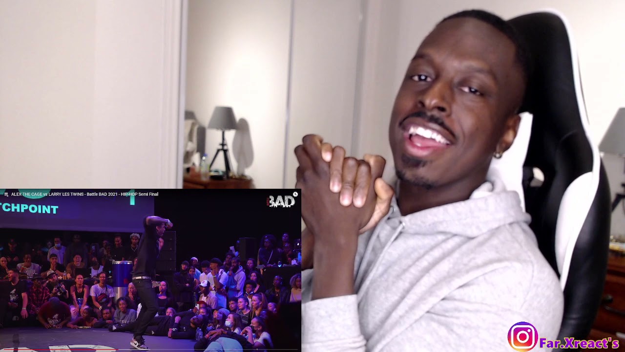 LES TWINS LARRY  vs ALEX THE CAGE   Battle BAD 2021  ( REACTION )