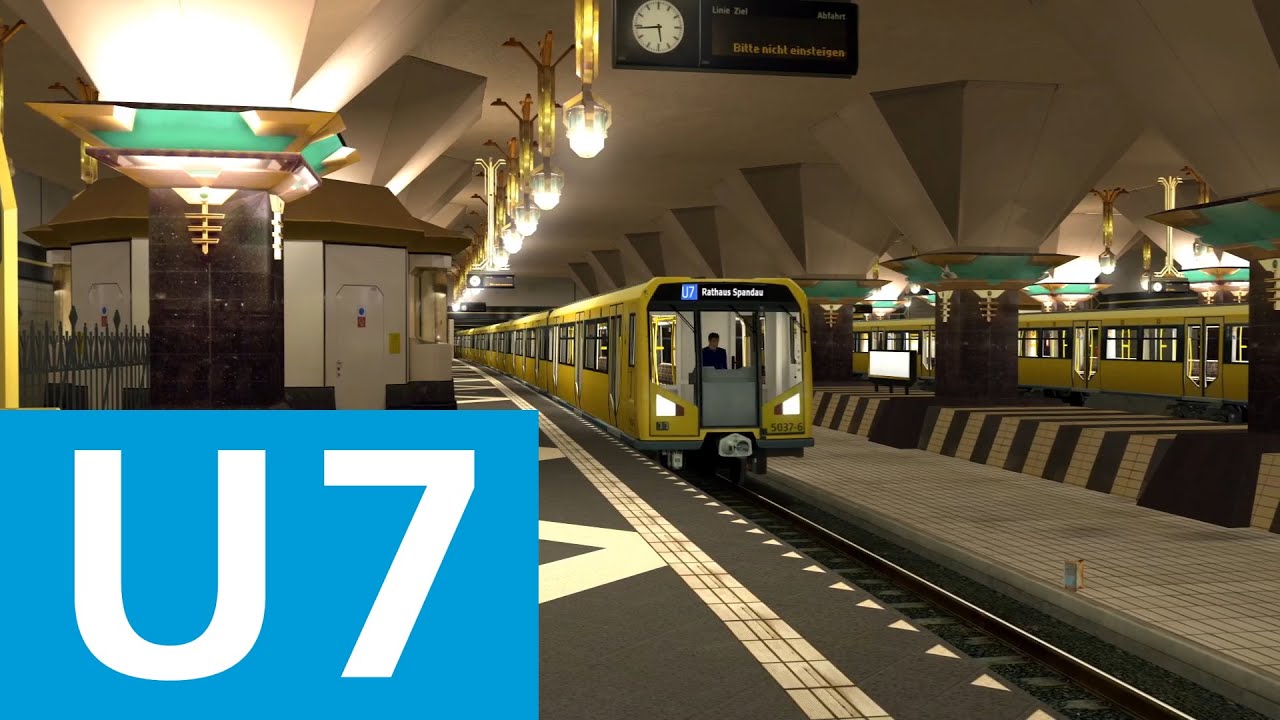 U7 nach Rathaus Spandau von Rudow - U-Bahn Berlin - World of Subways 2