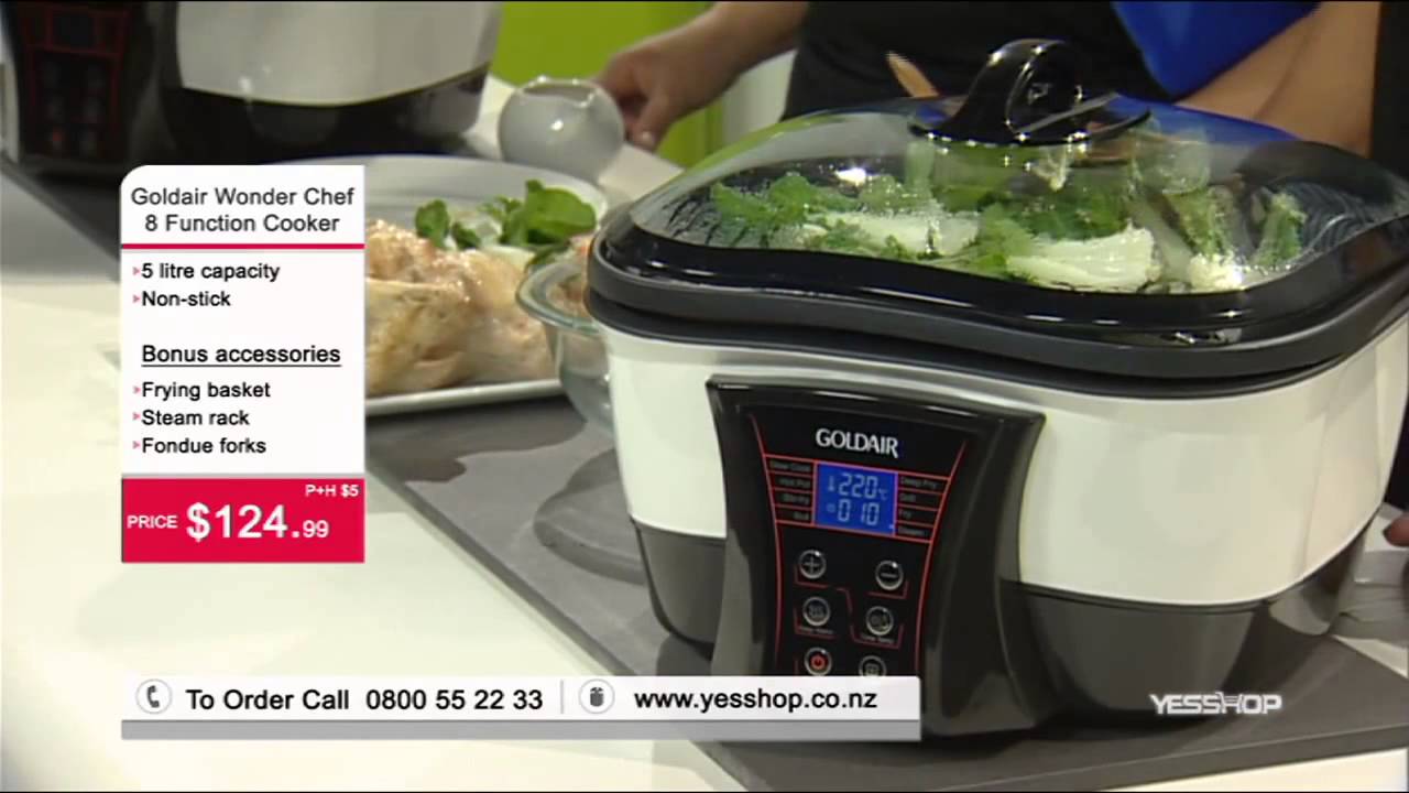 Delan-8in1 A09 Goldair Wonder Chef Multicooker   YouTube