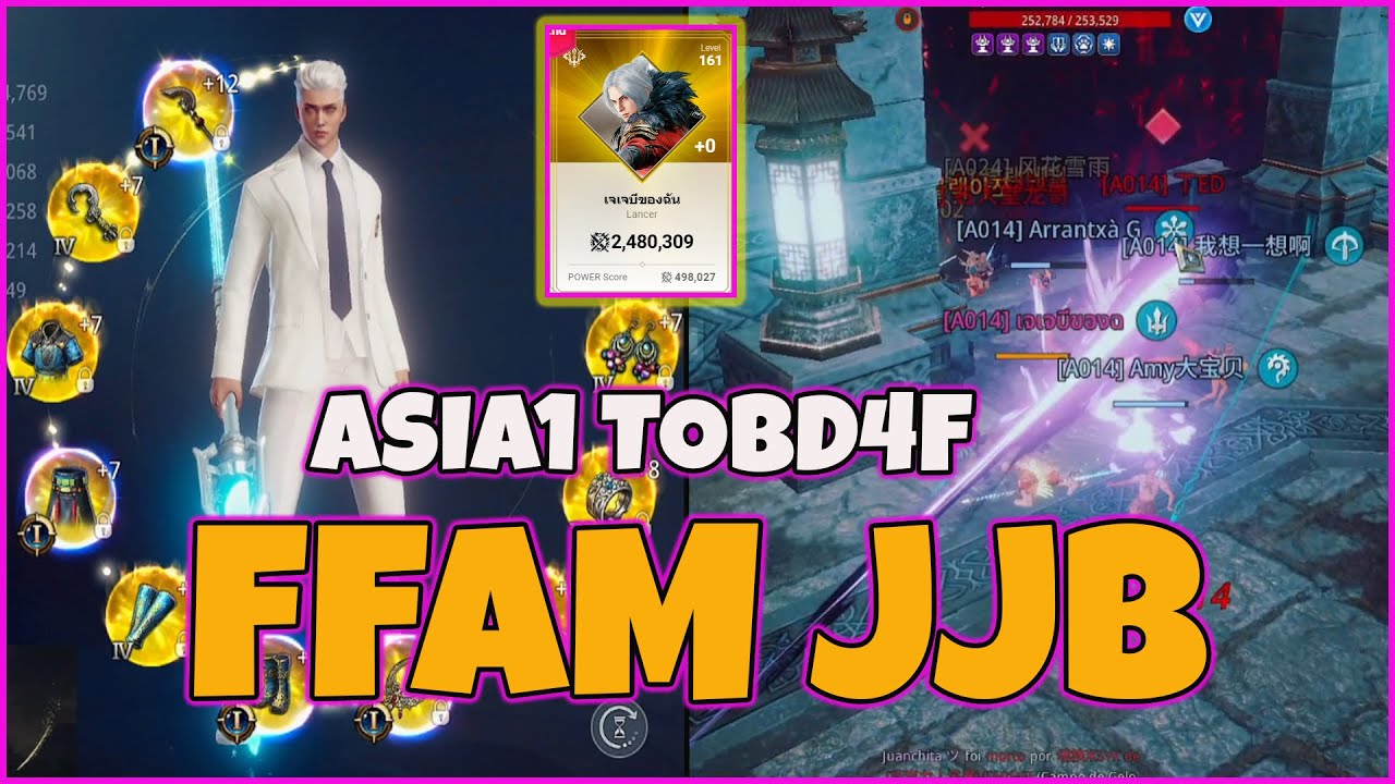 AMY NEW CHAR 500K LANCER OLD JJB | FAMOUS FAMILY VS HOF RESISTANCE AT ASIA1 TOBD4F | MIR4