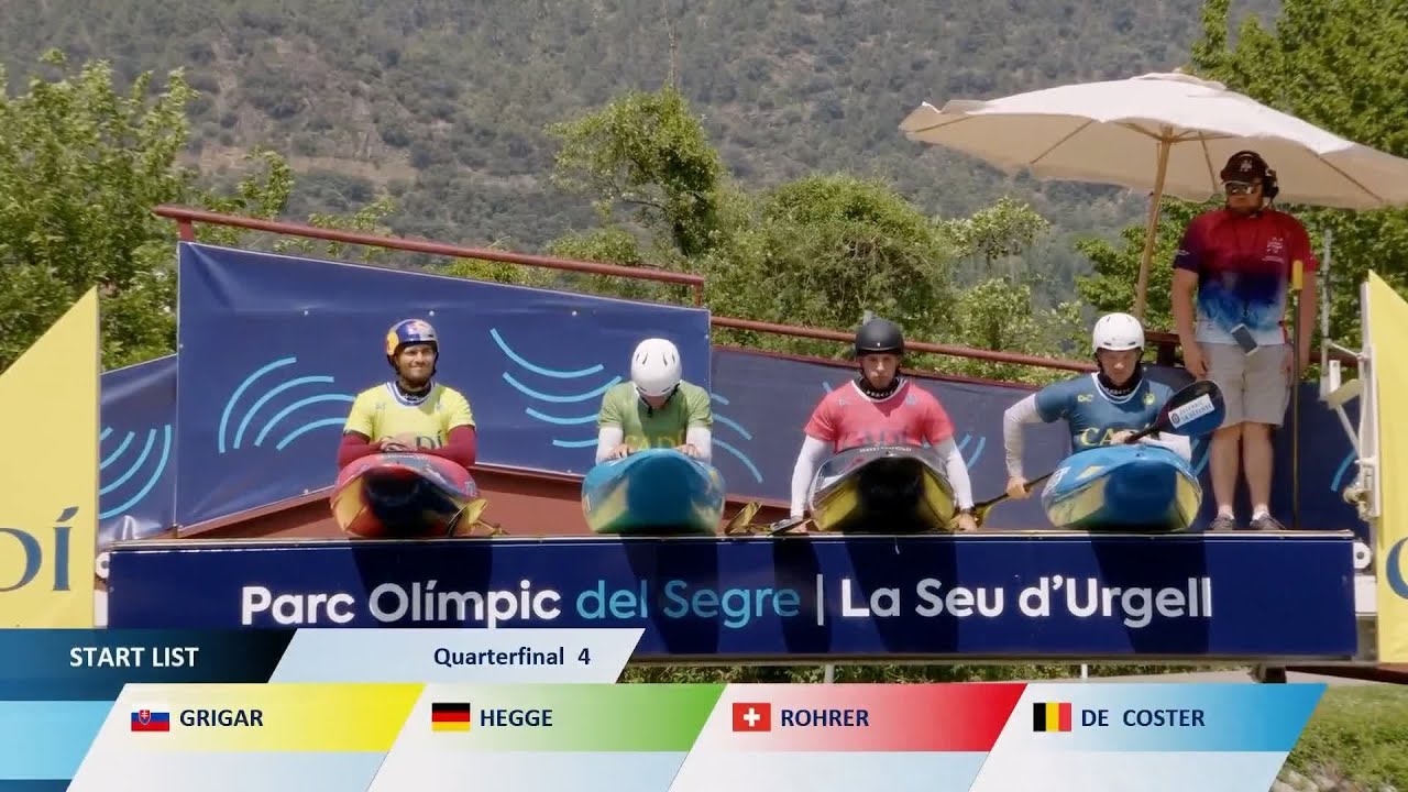 Men's Kayak Cross Quarter Final 4 / 2025 ICF Canoe-Kayak Slalom World Cup La Seu d'Urgell Spain