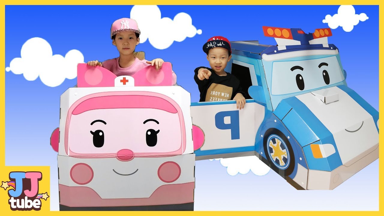 RoboCar ПОЛИ Paper House Play & Toy [JJ tube]