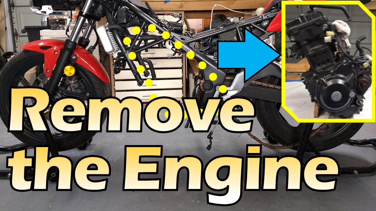 CBR300R - How to Remove the Engine