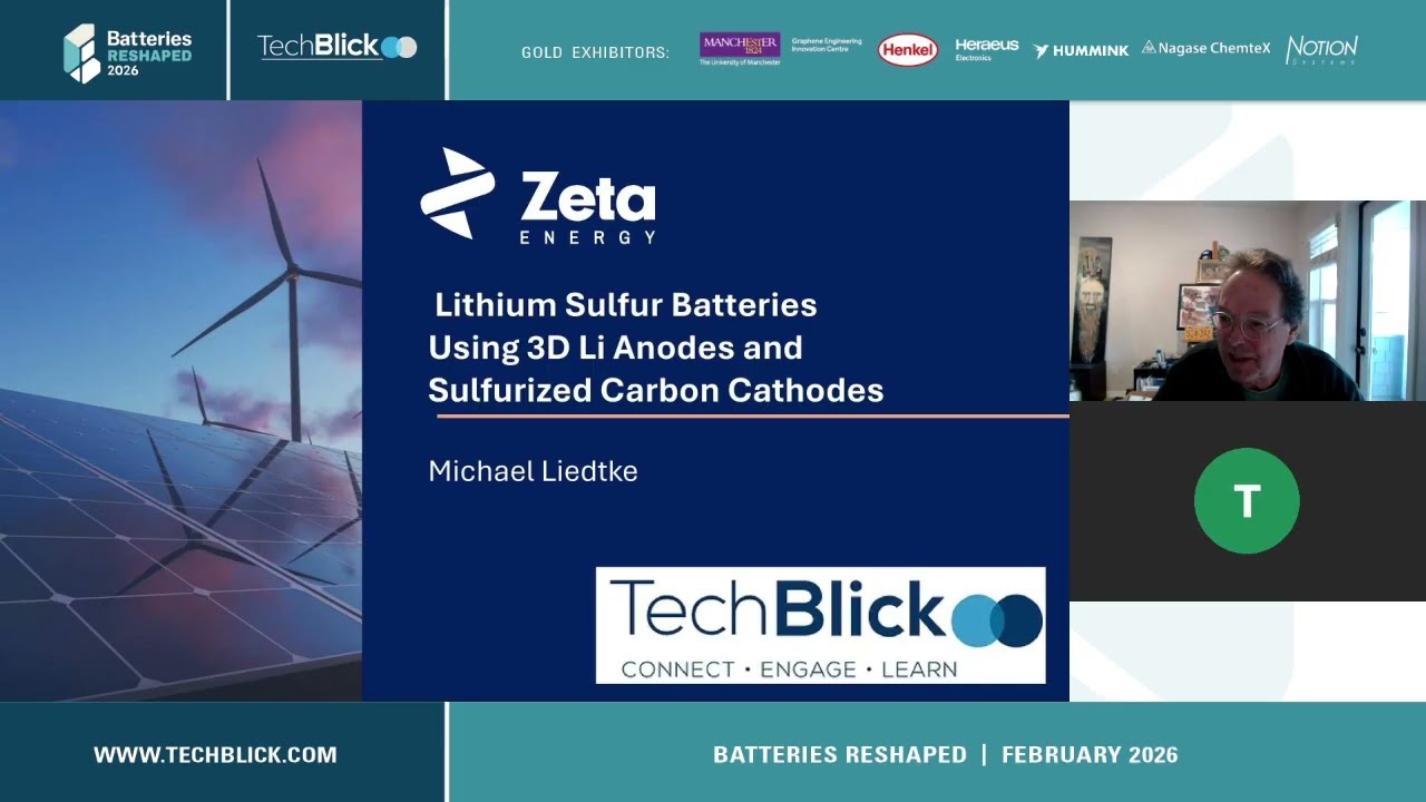 Zeta Energy | Литий-серные батареи с использованием 3D-литиевых анодов и сульфидированного углерода