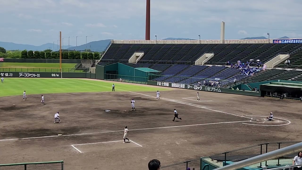 第107回全国高等学校野球選手権大会　佐賀大会　龍谷VS唐津商業　2回～5回