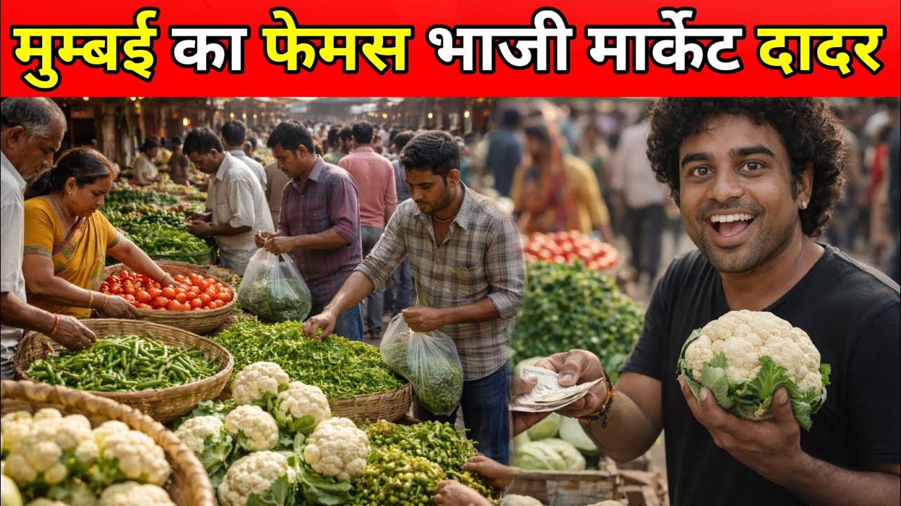 Dadar Subah Ka Sabji Market | Fresh Vegetable Market Mumbai