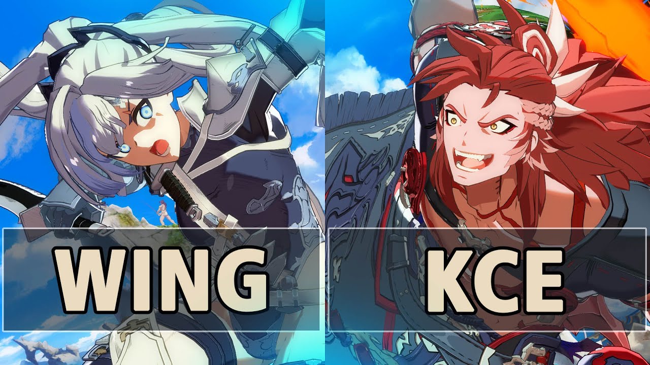 GBVSR:🔥Wing (Meg) Vs kCe (Wilnas)🔥| High Level Gameplay.
