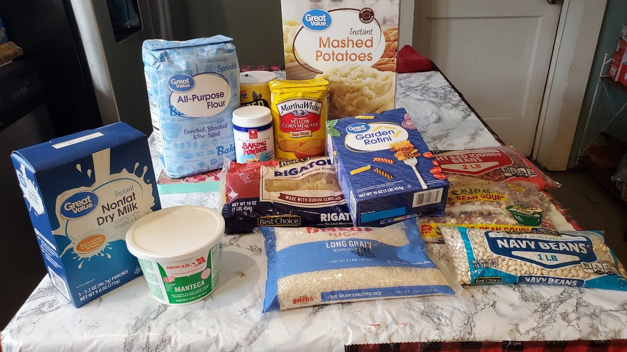 10 Most Important Food Items To Stock Incase Of An Emergency/Survial/Prepping