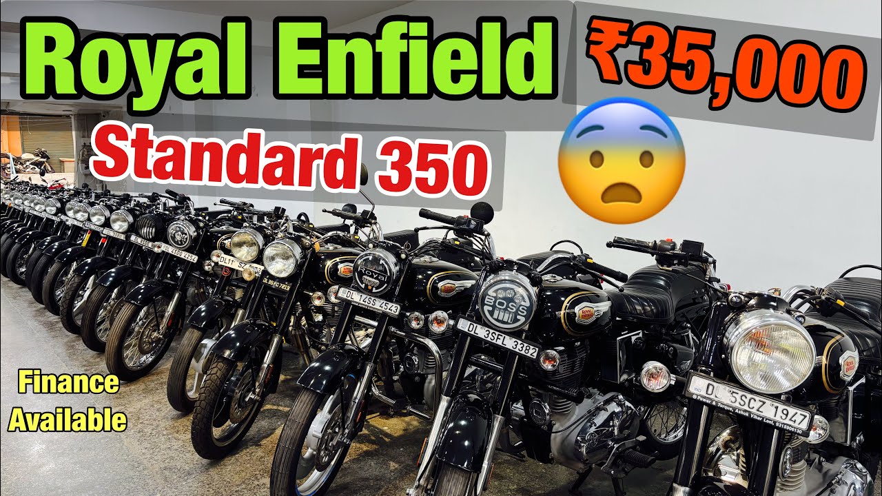 Second hand bullet 350 in delhi / Royal Enfield Standard 350 & Classic 350 At BOSS AUTo / ₹35,000