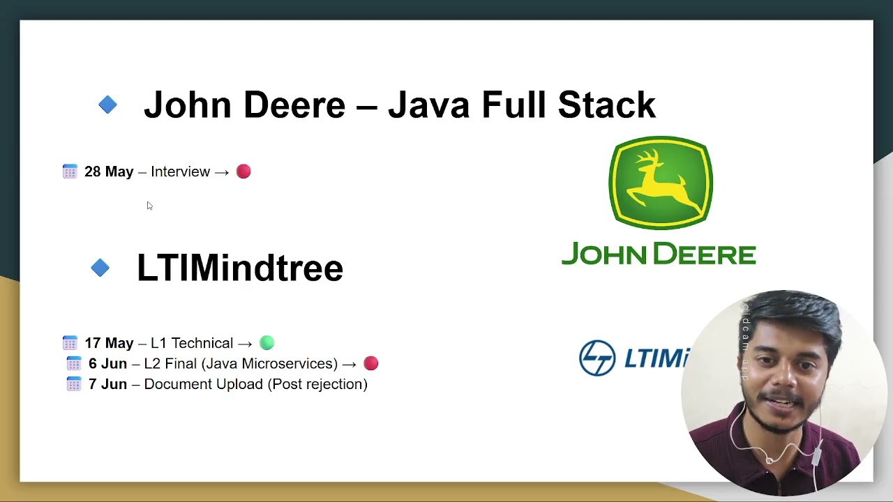 John Deere, LTIMindtree & KPMG Interviews | Job Switch Reality (2025) 💼