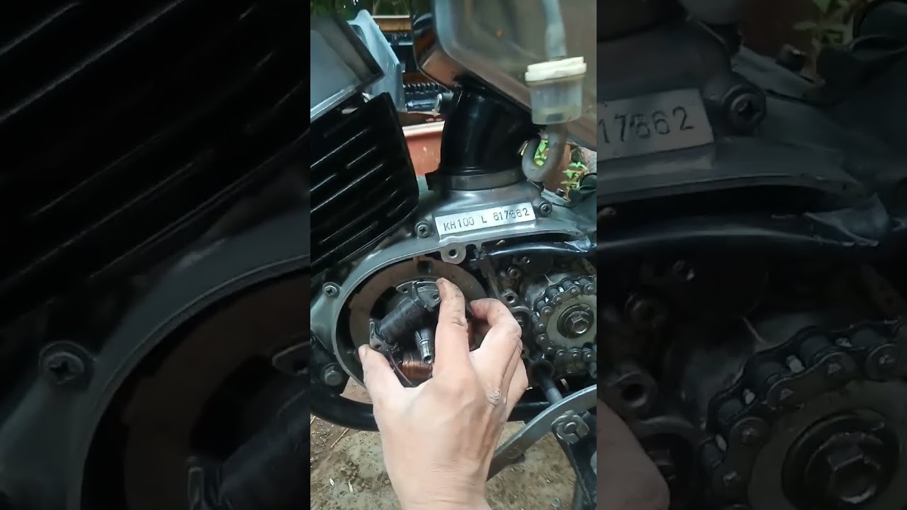cara merubah pelati ke cdi Kawasaki KH100