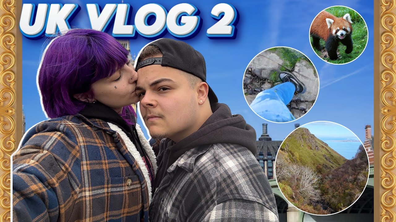We Went to a SCOTTISH ZOO - UK Vlog pt 2