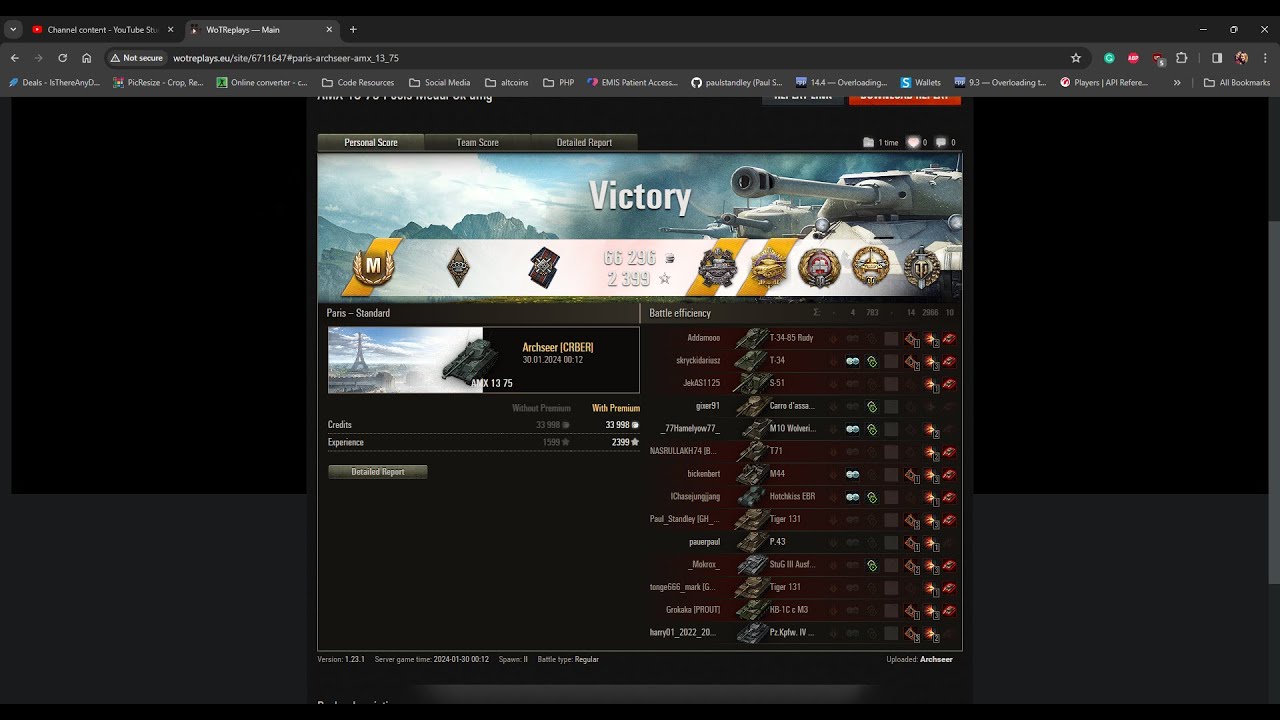 Pool's Medal for Archseer [CRBER] WOT