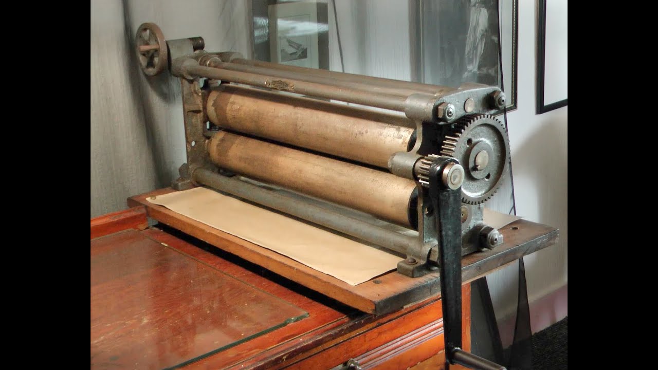 OIL PRINTS ON AUTOTYPE PRESS by Kirk V Toft