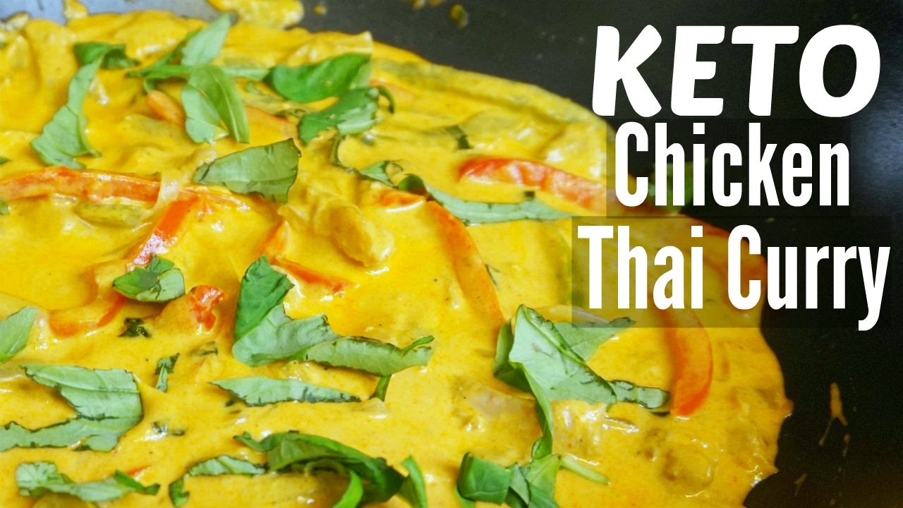 Thai Red Curry | Low Carb Chicken Thai Curry KETO Recipe