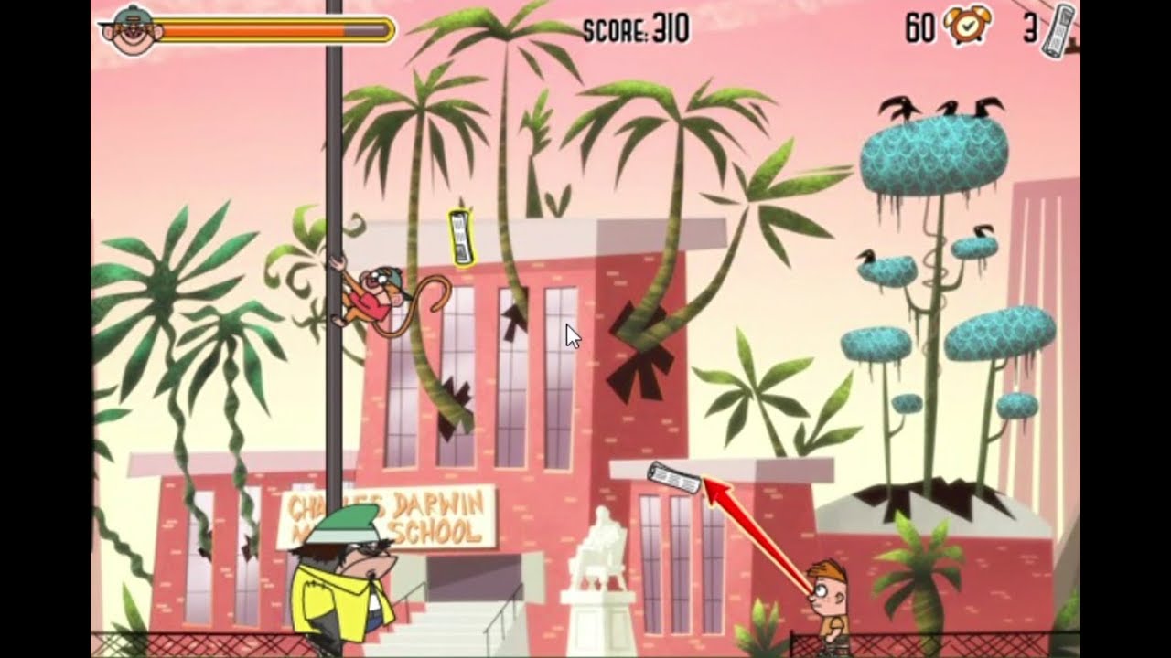 Ye Olde CN Games - My Gym Partner's a Monkey: Front Page Nuisance
