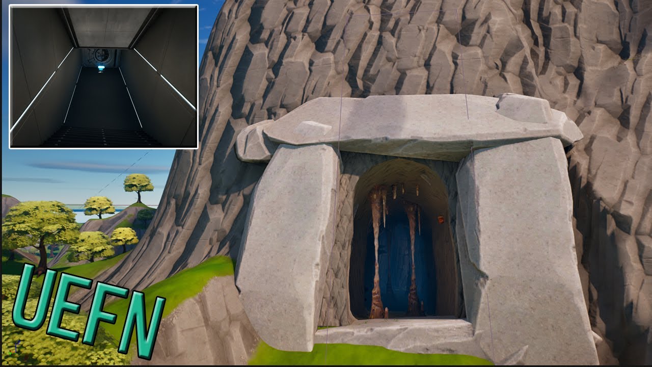 How to make Caves / Underground Bunkers in UEFN
