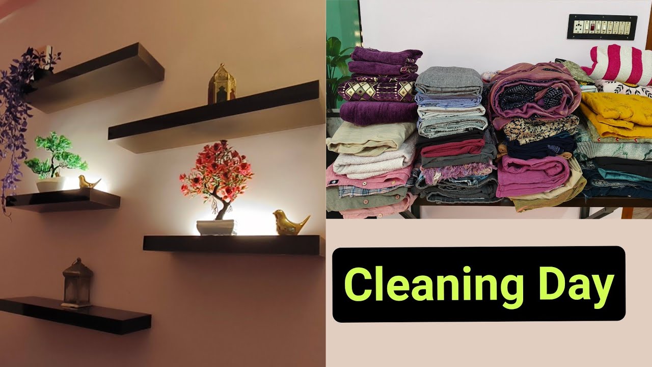 🌿My Daily Vlog/ Clothes Folding/Deep Cleaning/Moping
