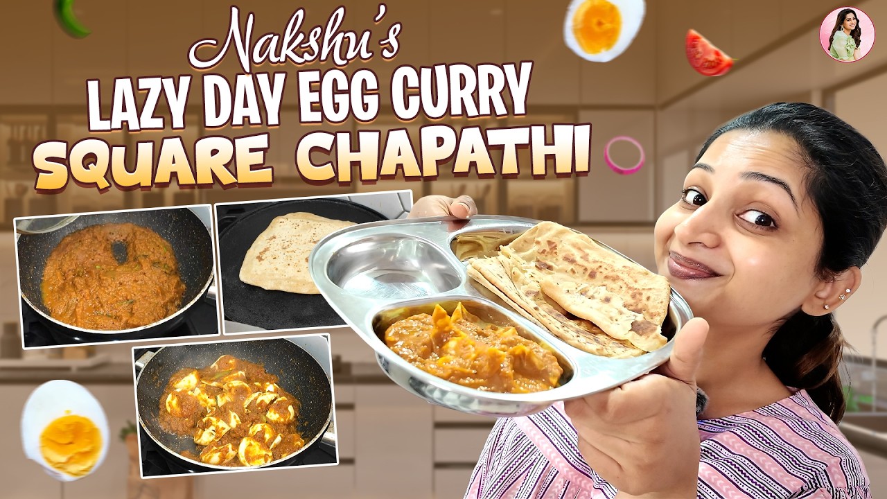 Simple Indian Egg Curry for Lazy Days | Nakshathra Nagesh