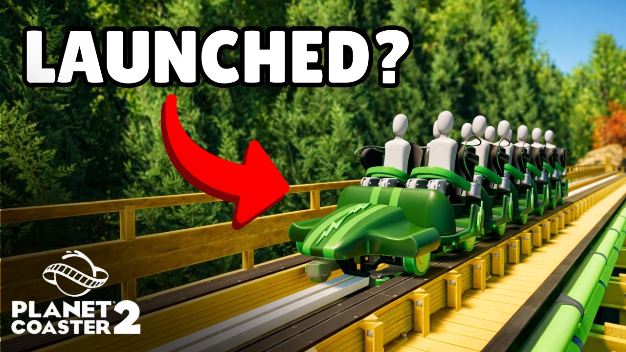 What if a Wooden Coaster had a LAUNCH? | Planet Coaster 2