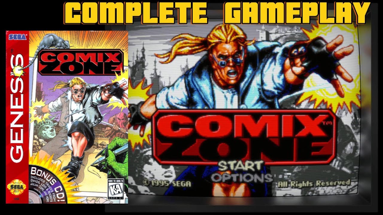 Comix Zone (Genesis/Mega Drive) Walkthrough [No Commentary]