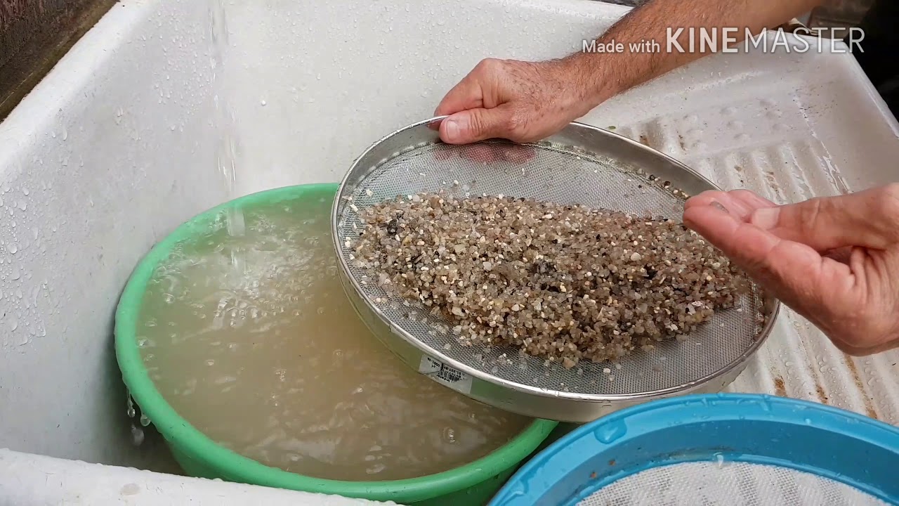 ACHANDO DIAMANTE EM CASCALHO DE AREIA