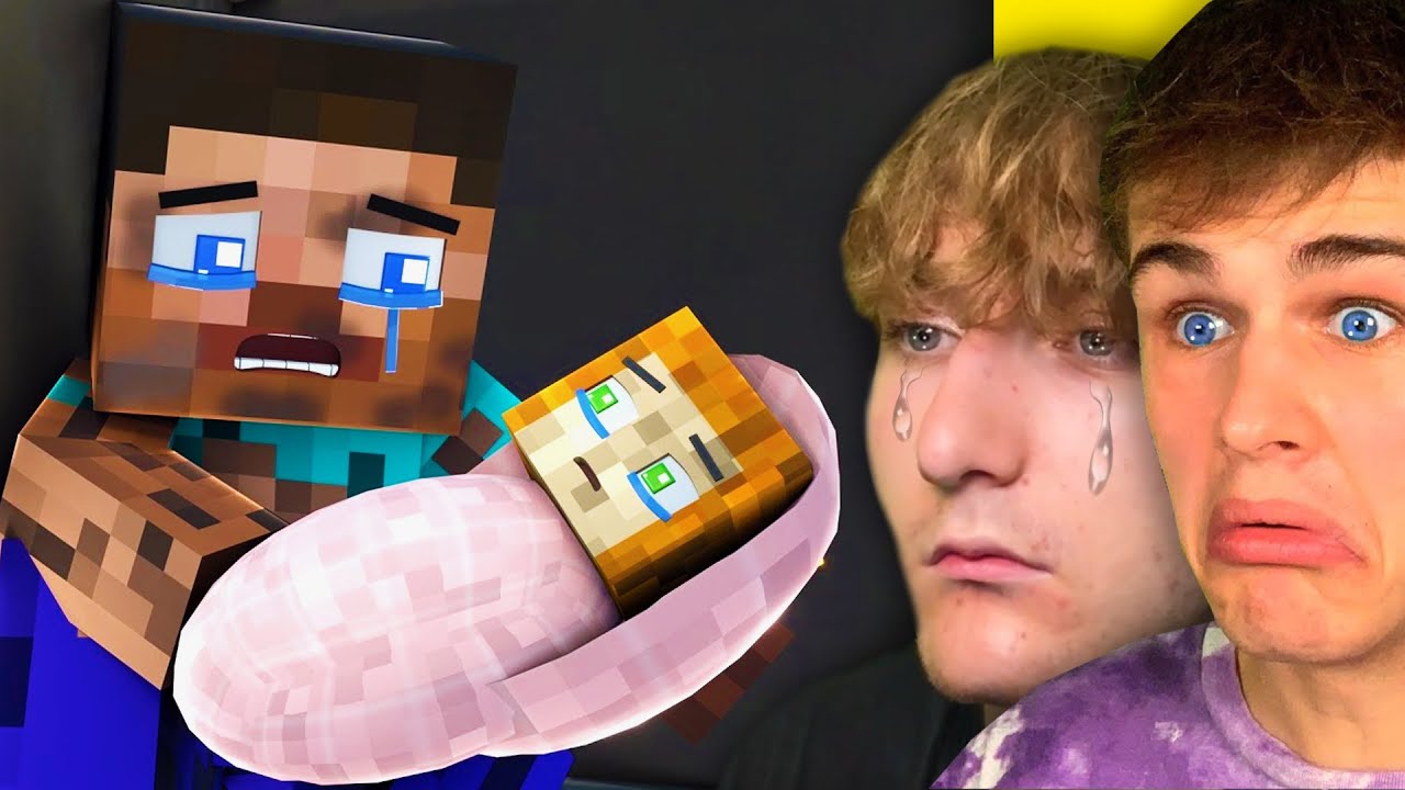 Zkus NEBREČET CHALLENGE na NEJSMUTNĚJŠÍ Minecraft Animaci!  + @TrospyReakce