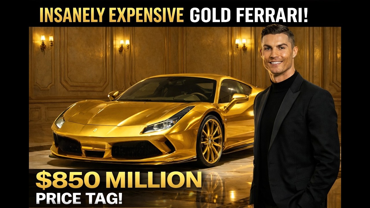 The $850 Million Process: Manufacturing the Ultra-Rare Gold Ferrari