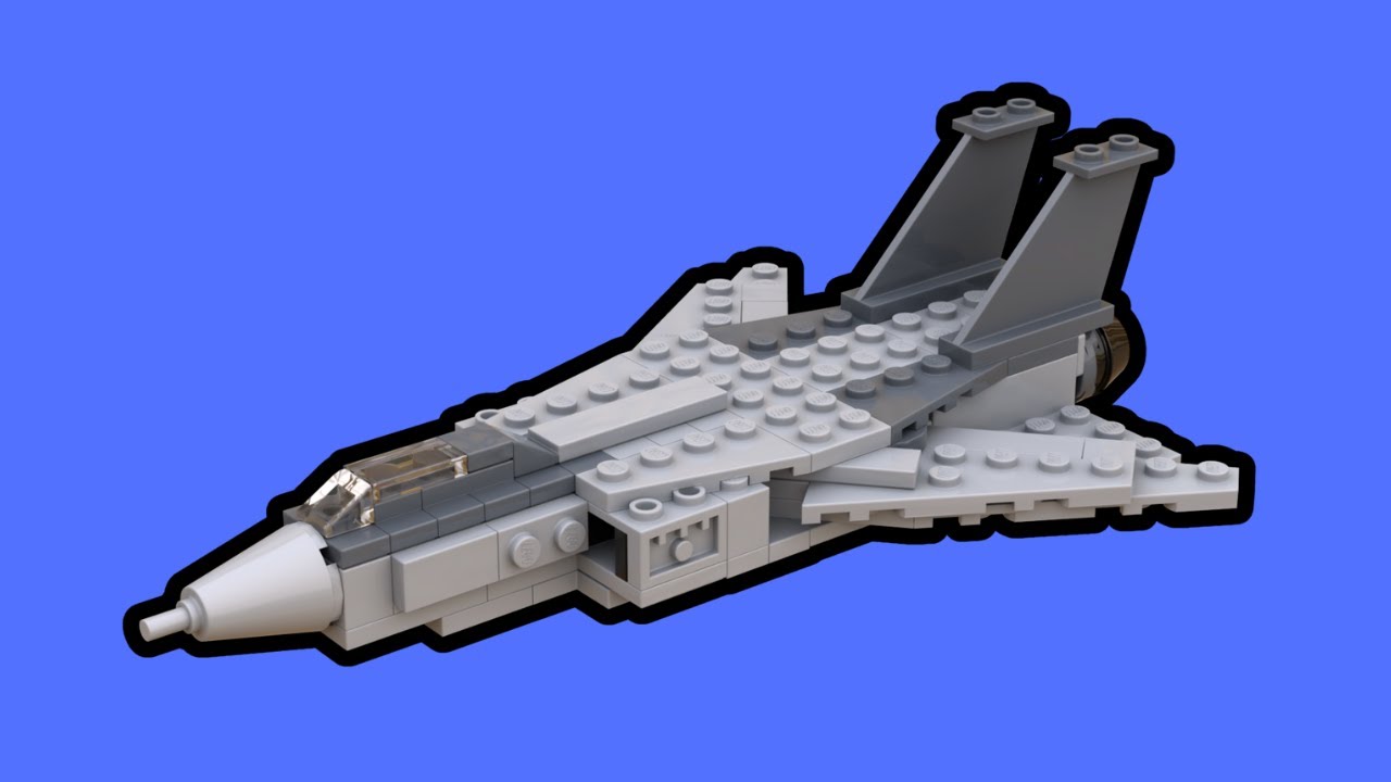 LEGO Grumman F-14 Tomcat Jet Fighter MOC