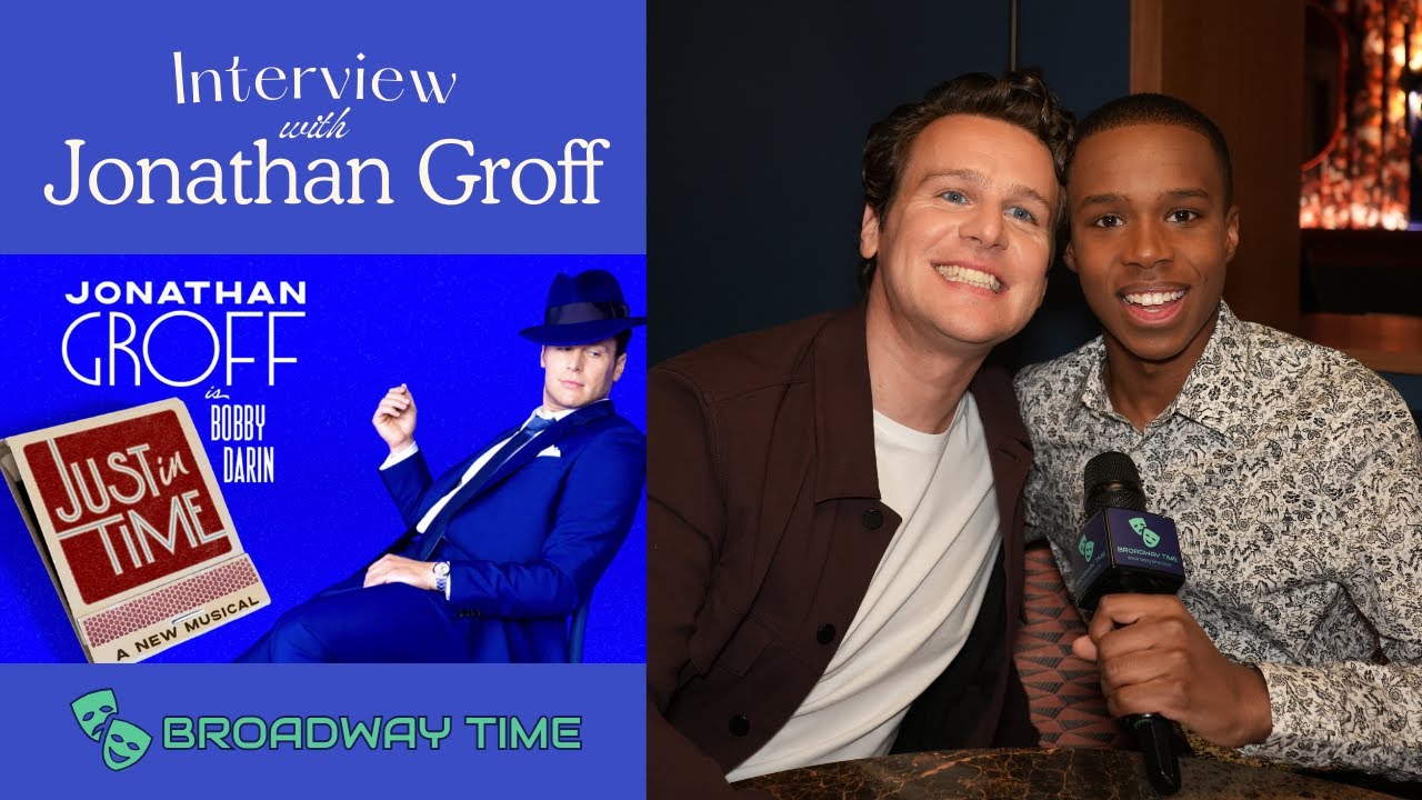 Jonathan Groff Interview | Just In Time on Broadway | Broadway Time