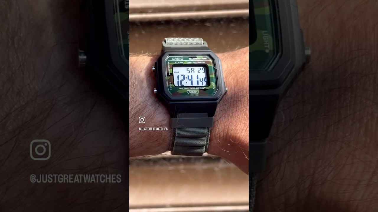 Casio W-217H Camo