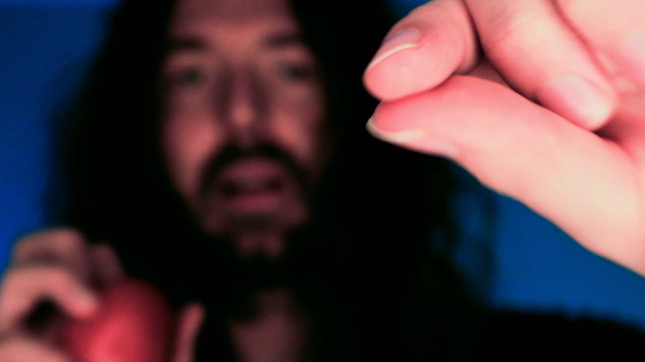ASMR tapping  on fruits and vegetables
