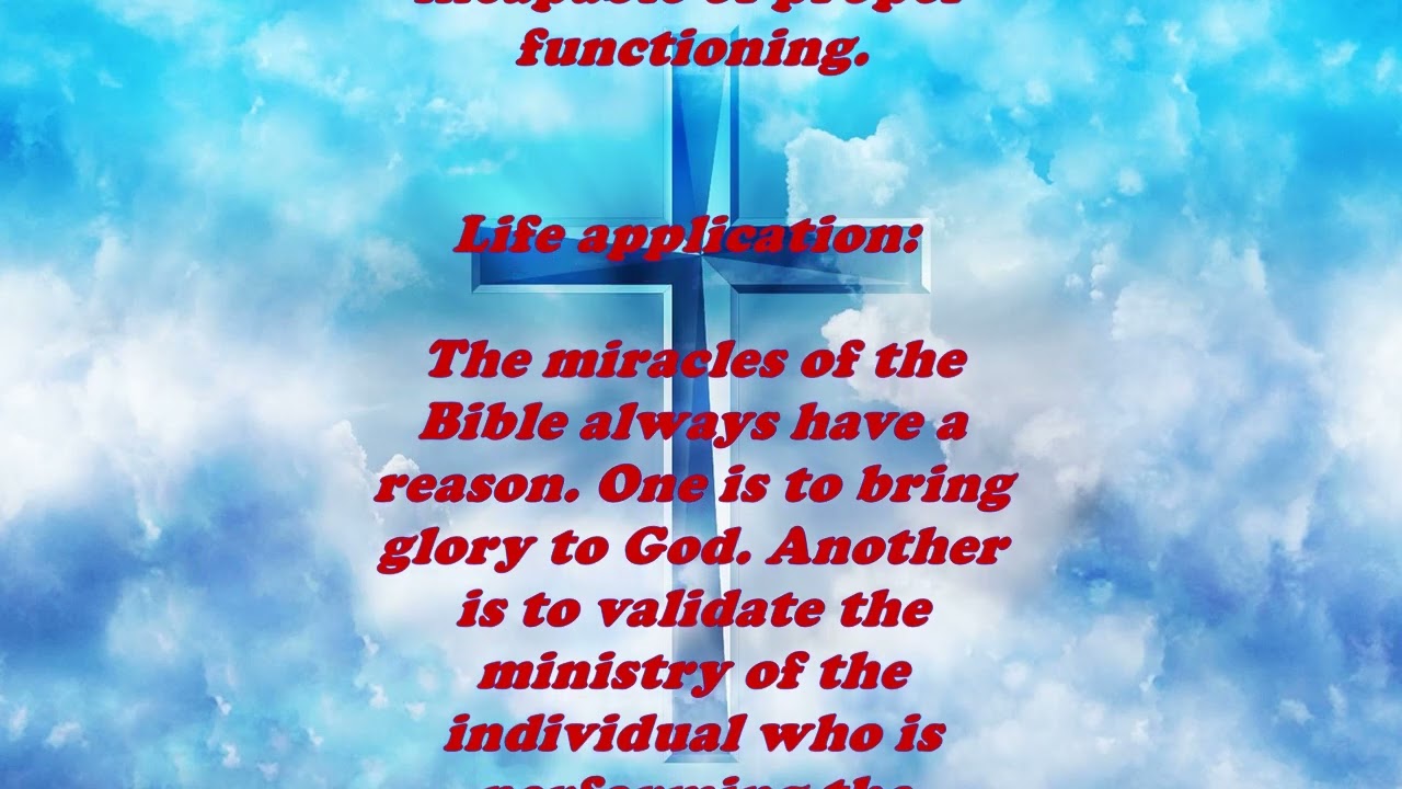 Daily Bible Verse Commentary  -  Acts 9:33