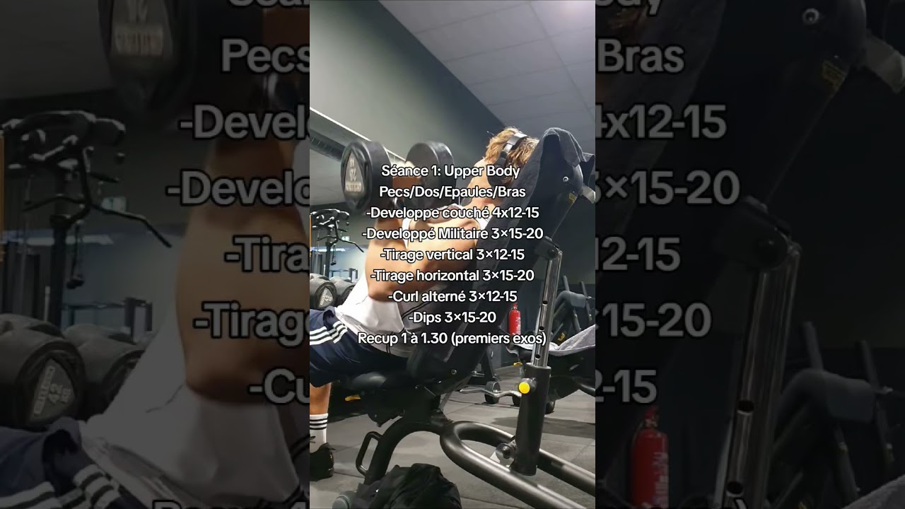 PROGRAMME MUSCULATION DÉBUTANT 