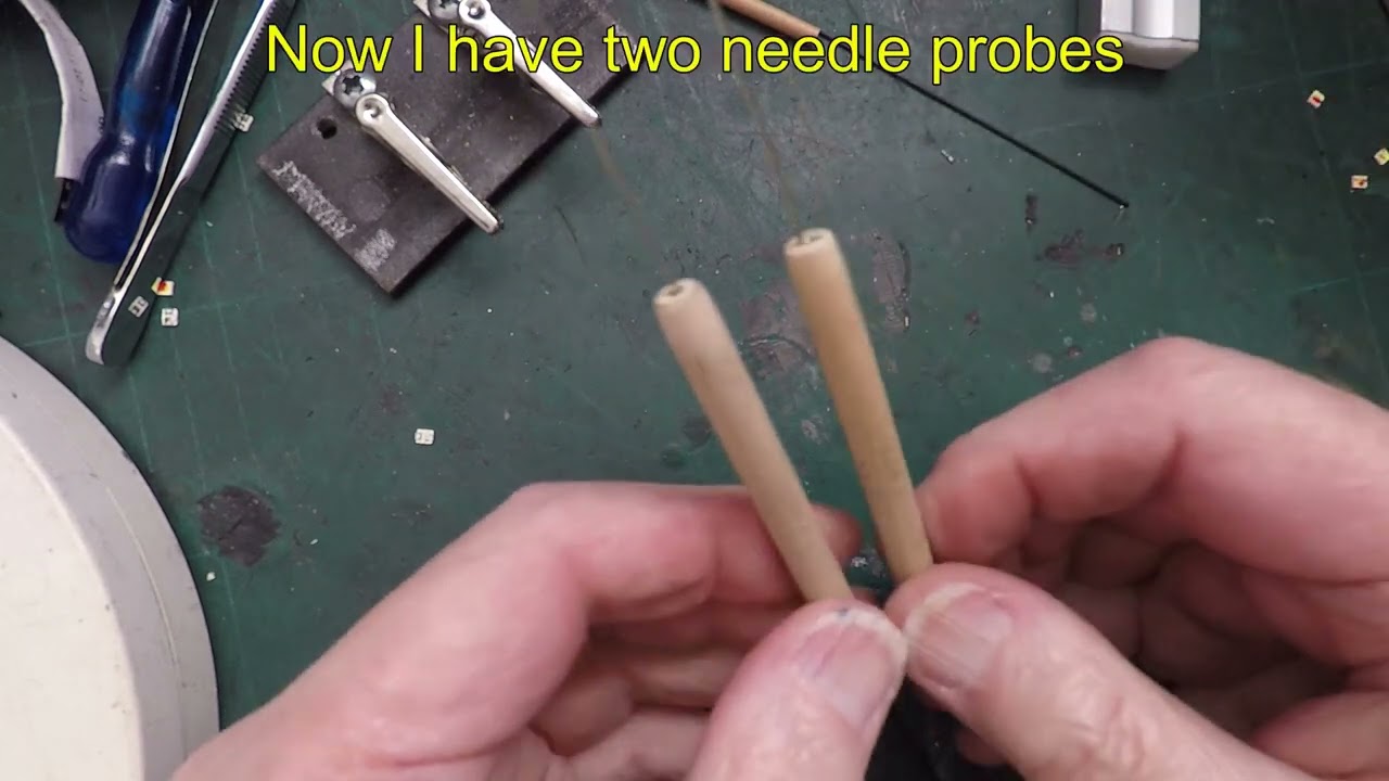 Making needle probes for my multimeter