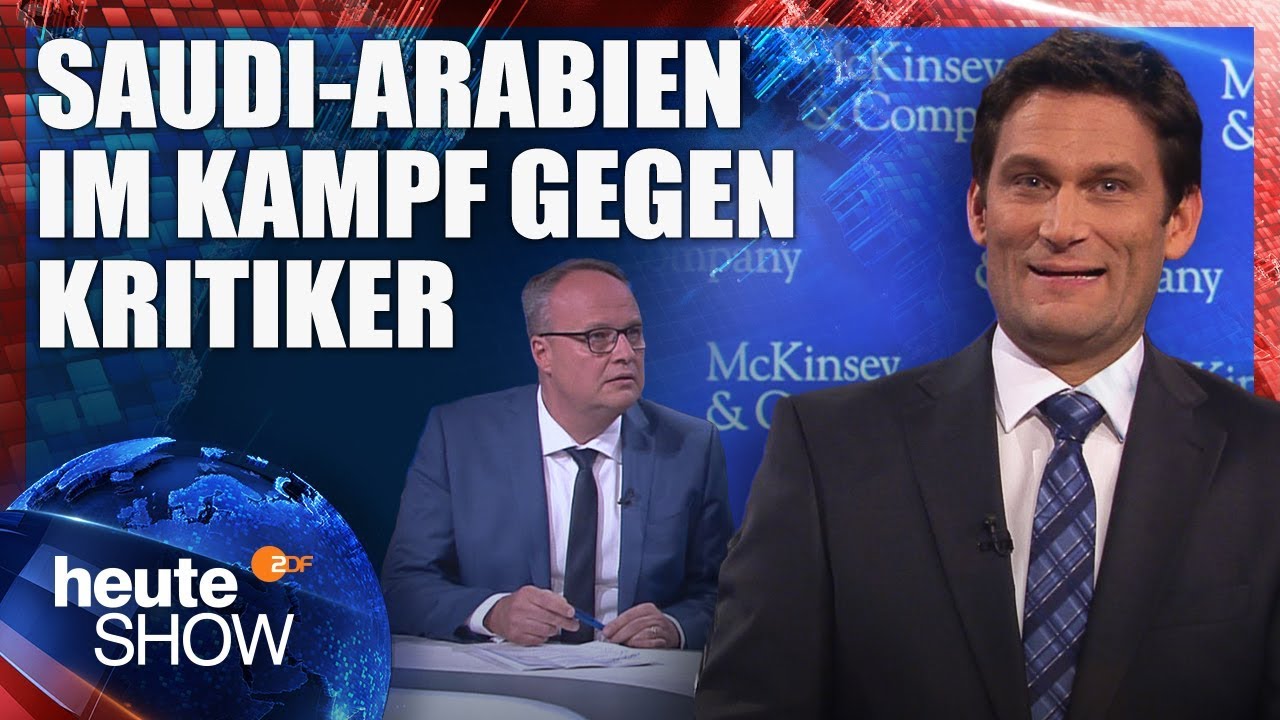 McKinsey: das Beratungshaus für die saudische Königsfamilie | heute-show vom 26.10.2018