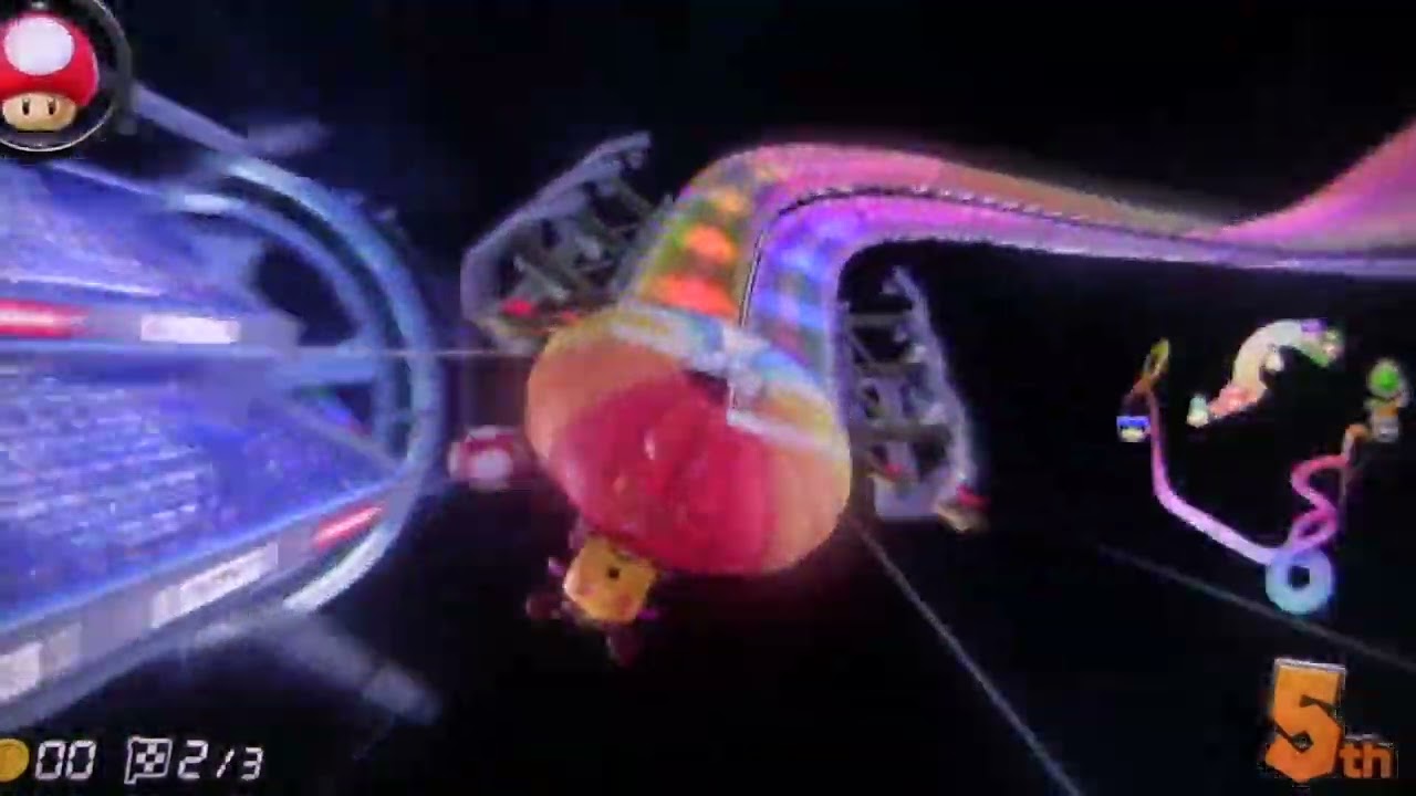 【Quiet Run】Mario Kart 8 – Yoshi & Yoshi Bike (100cc Special Cup | Rainbow Road)