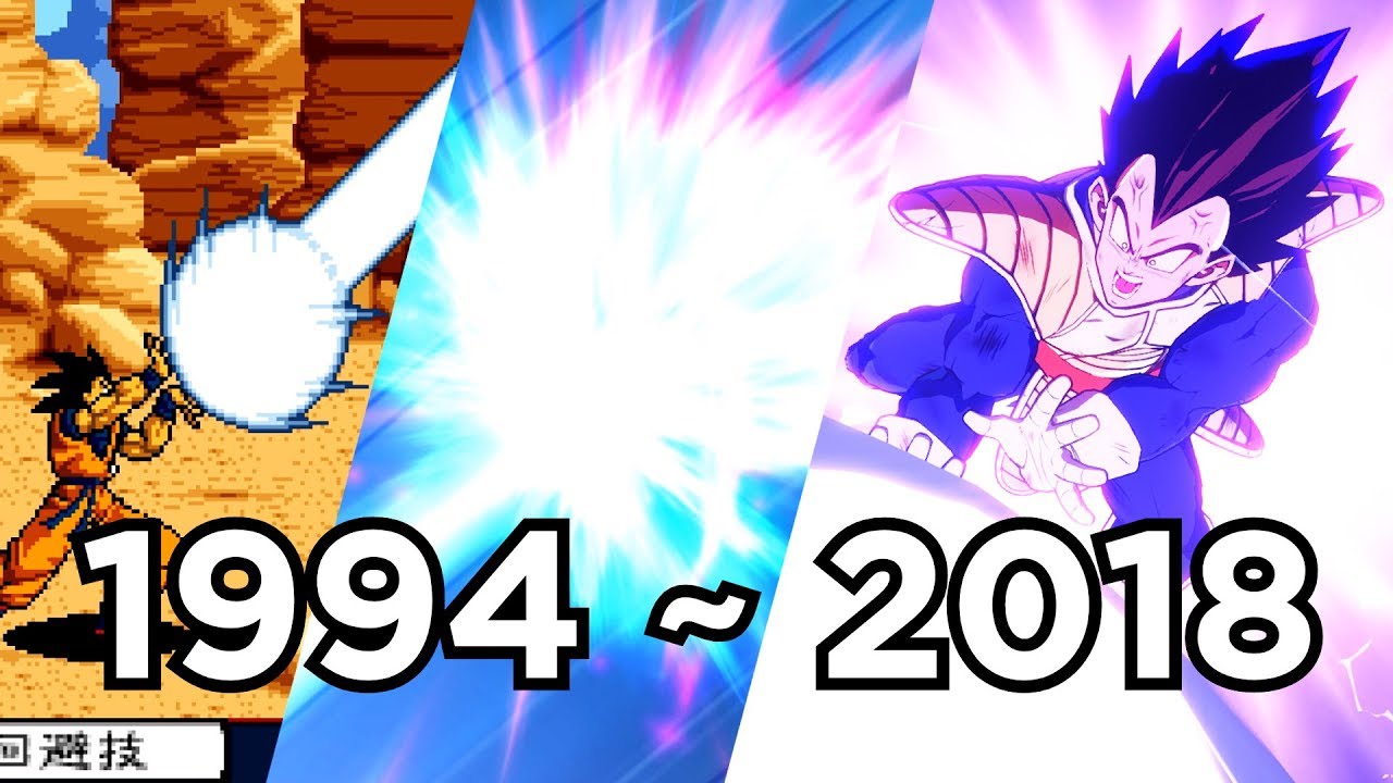 Evolution Of GalickGun VS. Kamehameha CutScene; 09 Games (1994 to 2018) [Obsoleted]