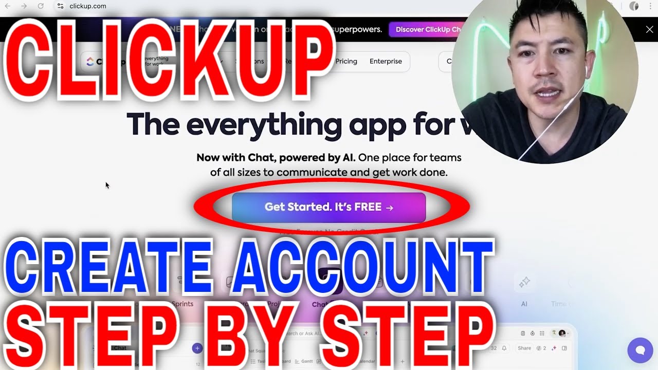 ✅  How To Sign Up Create ClickUp Account 🔴